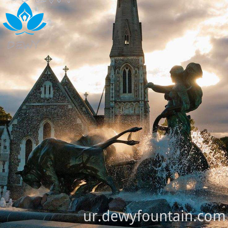 2020 ہاٹ اسٹائل فرشتہ مجسمہ کانسی کا فاؤنٹین برائے فروخت DW-41